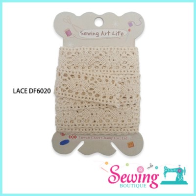 LACE - DF6020-COTTON-2YD(CREAM)